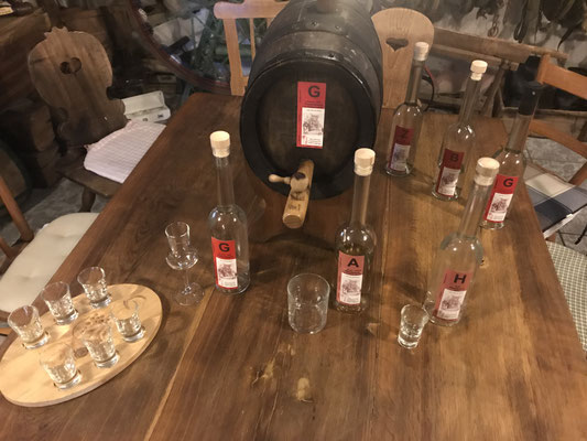 PROBE der "WEIN-" Brände