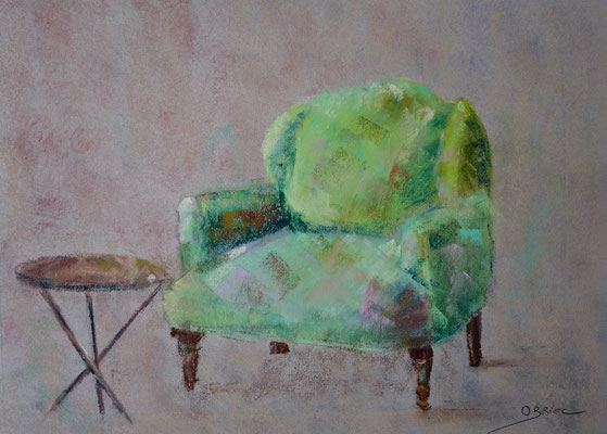 fauteuil - pastel - 30x40