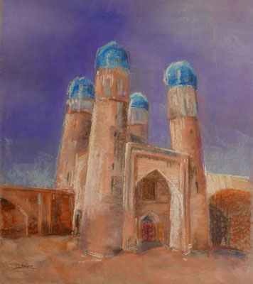 Boukhara Thor Minor - pastel - 50x40