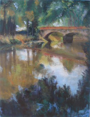 Reflets - pastel 60x50