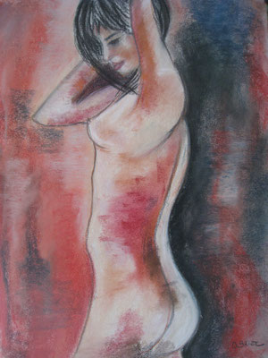 Nu - pastel - 30x30