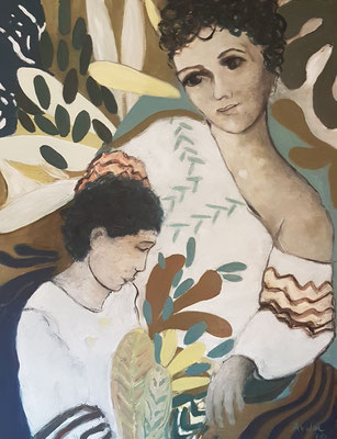 im Garten von Matisse 70 x 90
