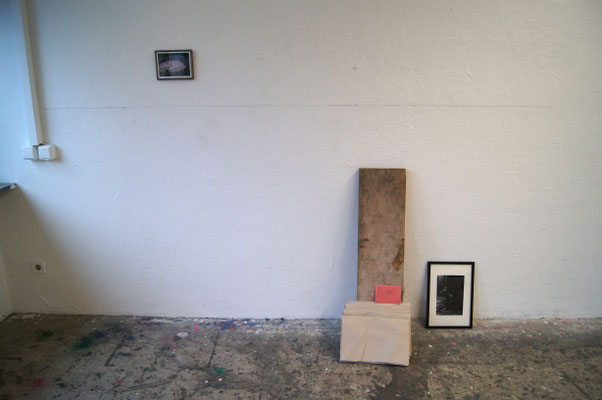 le katz und co, Ausstellungsansicht Rundgang Mainz, in Zusammenarbeit mit Kevin Monot mehrtelige Installation, 2014