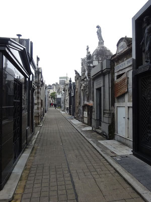 Der Friedhof in Recoleta... Gleicht einer Stadt
