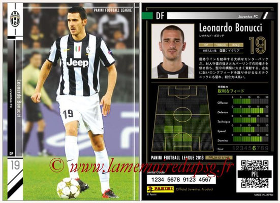 Panini Football League 2013 - PFL04 - N° 011 - Leonardo BONUCCI (Juventus FC)