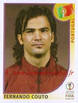 2002 - Panini FIFA World Cup Stickers - N° 300 - Fernando COUTO (Portugal)