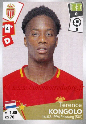 2017-18 - Panini Ligue 1 Stickers - N° 265 - Terence KONGOLO (Monaco)