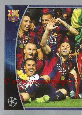 2015-16 - Topps UEFA Champions League Stickers - N° 609 - FC Barcelona 2014-15 (puzzle 1) (UEFA Champions League Winners)