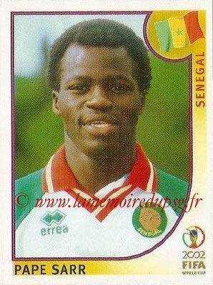 2002 - Panini FIFA World Cup Stickers - N° 053 - Pape SARR (Sénégal)