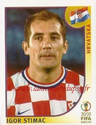 2002 - Panini FIFA World Cup Stickers - N° 481 - Igor STIMAC (Croatie)