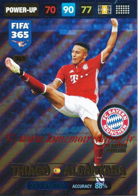 2016-17 - Panini Adrenalyn XL FIFA 365 - N° 363 - Thiago ALCANTARA (FC Bayern Munich) (Key Player)