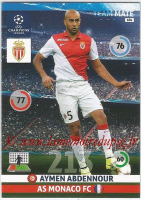 2014-15 - Adrenalyn XL champions League N° 184 - Aymen ABDENNOUR (AS Monaco)