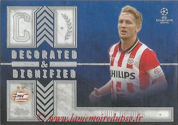 2015-16 - Topps UEFA Champions League Showcase Soccer - N° DD-LD - Luuk DE JONG (PSV Eindhoven) (Decorated and Dignified)