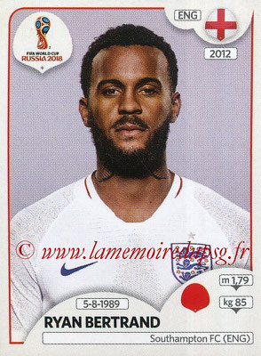 2018 - Panini FIFA World Cup Russia Stickers - N° 579 - Ryan BERTRAND (Angleterre)