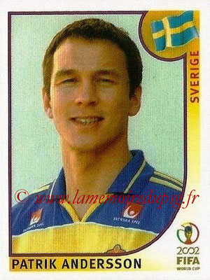 2002 - Panini FIFA World Cup Stickers - N° 443 - Patrik ANDERSSON (Suede)