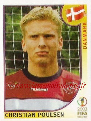 2002 - Panini FIFA World Cup Stickers - N° 091 - Christian POULSEN (Danemark)