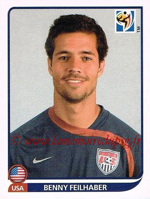 2010 - Panini FIFA World Cup South Africa Stickers - N° 212 - Benny FEILHABER (Etats Unis)