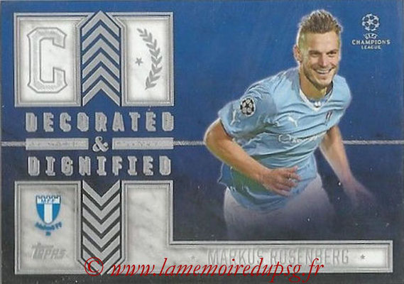 2015-16 - Topps UEFA Champions League Showcase Soccer - N° DD-MR - Markus ROSENBERG (Malmö FF) (Decorated and Dignified)