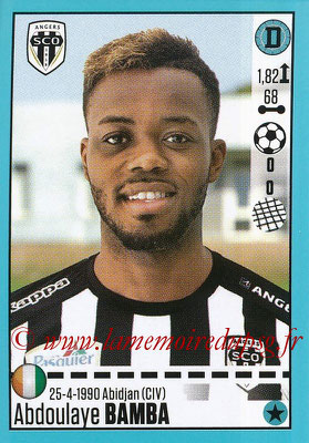 2016-17 - Panini Ligue 1 Stickers - N° T01 - Abdoulaye BAMBA (Angers) (Set Transfert)