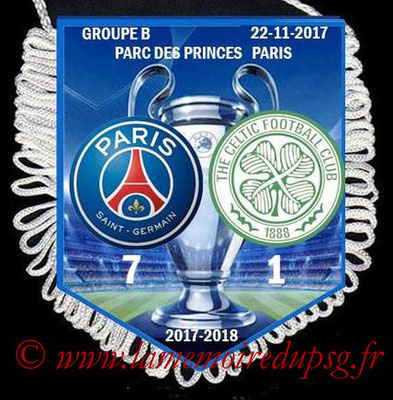 Fanion PSG-Celtic  2017-18