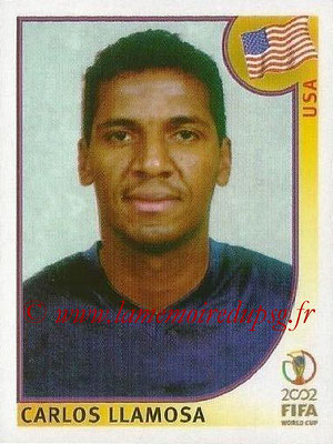 2002 - Panini FIFA World Cup Stickers - N° 282 - Carlos LLAMOSA (Etats-Unis)