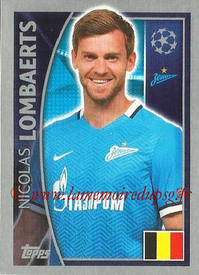 2015-16 - Topps UEFA Champions League Stickers - N° 524 - Nicolas LOMBAERTS (FC Zenit)