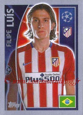 2015-16 - Topps UEFA Champions League Stickers - N° 180 - Filipe LUIS (Club Atlético de Madrid)