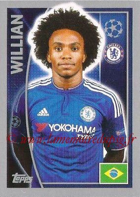 2015-16 - Topps UEFA Champions League Stickers - N° 457 - WILLIAN (Chelsea FC)