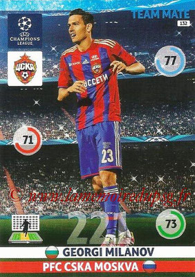 2014-15 - Adrenalyn XL champions League N° 132 - Georgi  MILANOV (PFC CSKA Moscou)