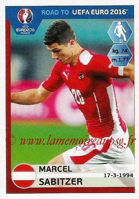 Panini Road to Euro 2016 Stickers - N° 204 - Marcel SABITZER (Autriche)