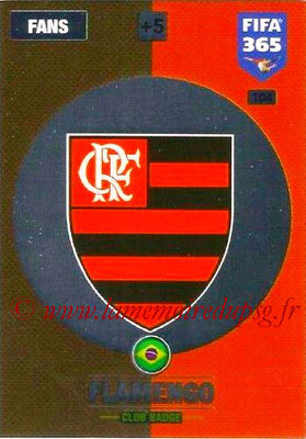 2016-17 - Panini Adrenalyn XL FIFA 365 - N° 104 - Logo Flamengo (Badge club)