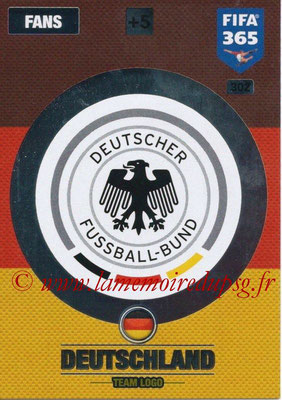 2016-17 - Panini Adrenalyn XL FIFA 365 - N° 302 - Logo Allemagne (Club Badge)