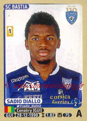 2015-16 - Panini Ligue 1 Stickers - N° 071 - Sadio DIALLO (SC Bastia)