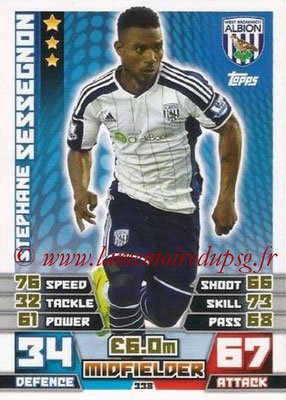 N° 338 - Stephane SESSEGNON (2008-Jan 11, PSG > 2014-15, West Bromwich Albion, Ang)