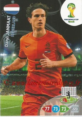 2014 - Panini FIFA World Cup Brazil Adrenalyn XL - N° 252 - Daryl JANMAAT (Pays-Bas)