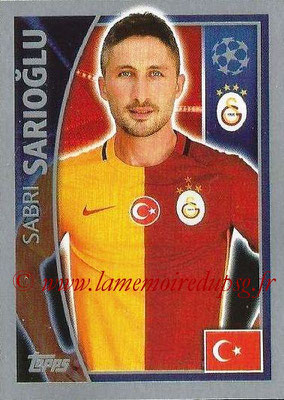 2015-16 - Topps UEFA Champions League Stickers - N° 196 - Sabri SARIOGLU (Galatasaray AS)