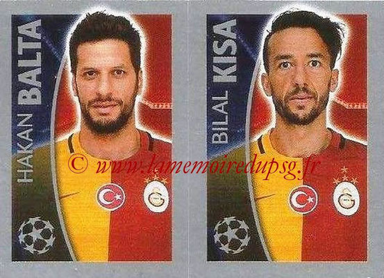 2015-16 - Topps UEFA Champions League Stickers - N° 204 - Hakan BALTA + Bilal KISA (Galatasaray AS)