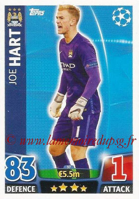 2015-16 - Topps UEFA Champions League Match Attax - N° 037 - Joe HART (Manchester City FC)
