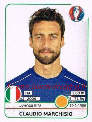 Panini Euro 2016 Stickers - N° 506 - Claudio MARCHISIO (Italie)