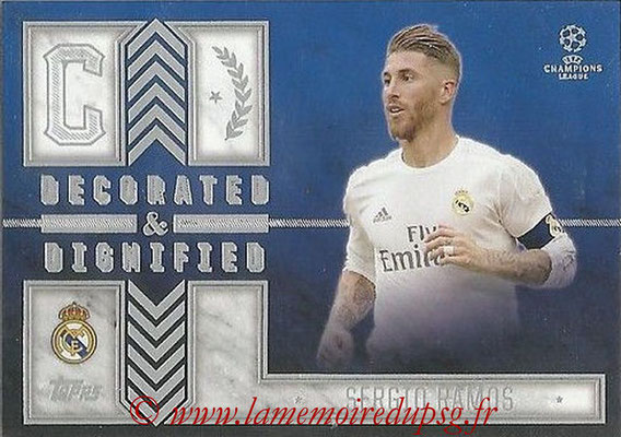 2015-16 - Topps UEFA Champions League Showcase Soccer - N° DD-SR - Sergio RAMOS (Real Madrid CF) (Decorated and Dignified)