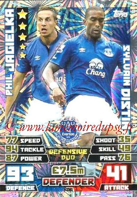 N° 406 - Sylvain DISTIN (Jan 2000-Aout 01, PSG > 2014-15, Everton, Ang) (Duo)