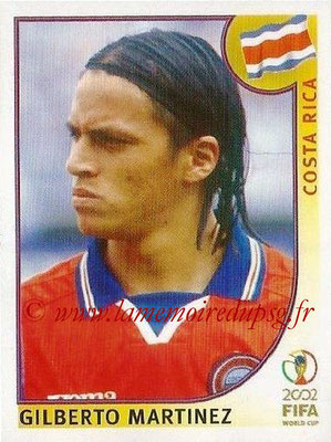 2002 - Panini FIFA World Cup Stickers - N° 229 - Gilberto MARTINEZ (Costa Rica)