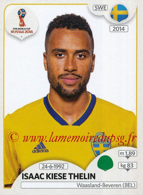 2018 - Panini FIFA World Cup Russia Stickers - N° 488 - Issac KIESE THELIN (Suede)