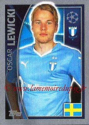 2015-16 - Topps UEFA Champions League Stickers - N° 068 - Oscar LEWICKI (Malmö FF)