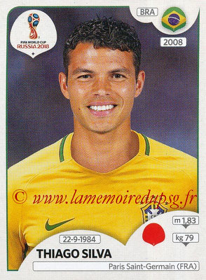 2018 - Panini FIFA World Cup Russia Stickers - N° 356 - Thiago SILVA (Bresil)