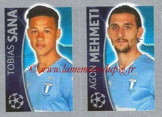 2015-16 - Topps UEFA Champions League Stickers - N° 076 - Tobias SANA + Agon MEHMETI (Malmö FF)