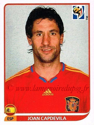 2010 - Panini FIFA World Cup South Africa Stickers - N° 569 - Joan CAPDEVILA (Espagne)