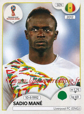 2018 - Panini FIFA World Cup Russia Stickers - N° 625 - Sadio MANE (Senegal)