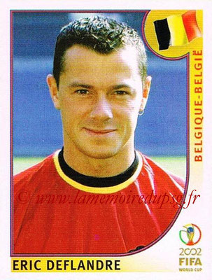 2002 - Panini FIFA World Cup Stickers - N° 552 - Eric DEFLANDRE (Belgique)