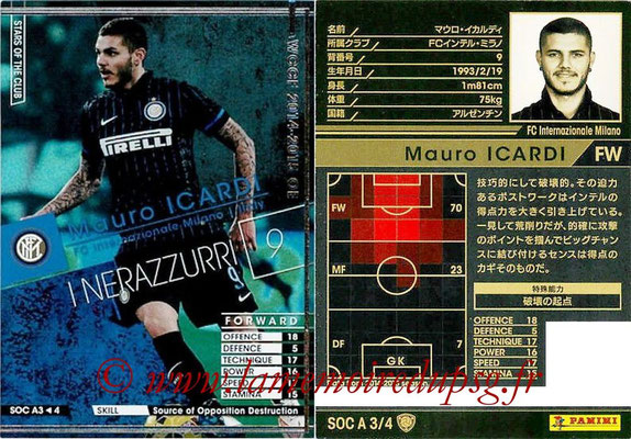 2013-14 - WCCF - N° SOC A3 - Mauro ICARDI (FC Inter Milan) (Stars Of The Club)